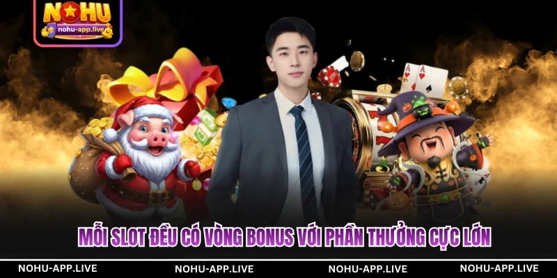 Mỗi slot đều có vòng bonus với phần thưởng cực lớn