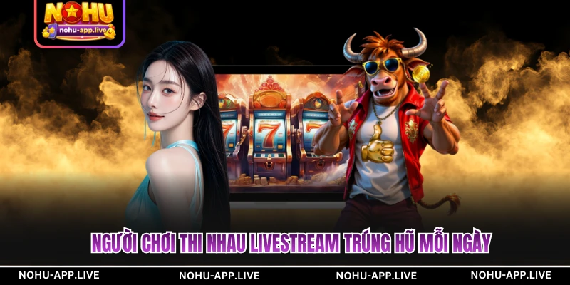 Người chơi thi nhau livestream trúng hũ mỗi ngày